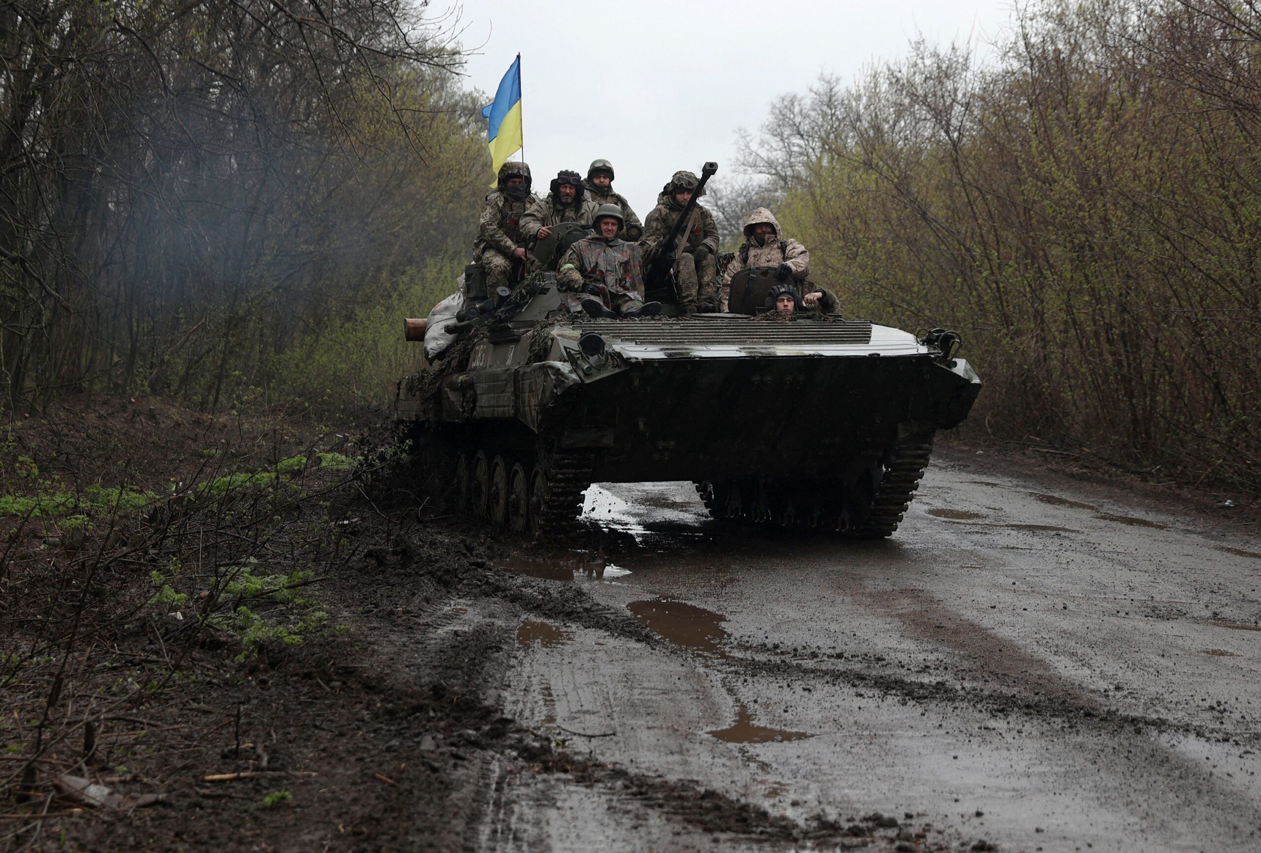 Наші хлопці під Мар’їнкою “відкобзонили” окупантів, які намагалися прорвати українську оборону штурмом