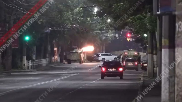 В самому центрі Херсона відбулася стрілянина між кадировцями та вагнерівцями